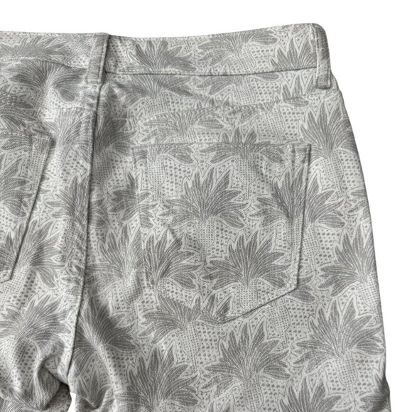 Vineyard Vines White Flower Eyelet Printed Skinny Jeans Stretch Denim Womens 4 - Picture 8 of 8